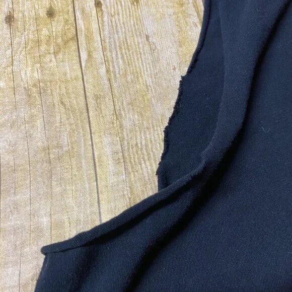 DC Shoes Shirt Men Extra Large XL Black Modified Cut-Off Sleeveless T-Shirt - Picture 5 of 9